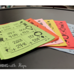Math Center Quick Tip: No more mixed up centers or sorting cards!!