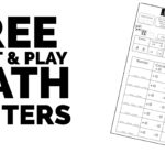 FREE Print & Play Math Centers